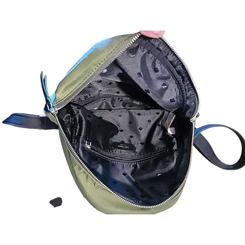 Kate Spade Army‎ Green Backpack - Picture 3 of 3